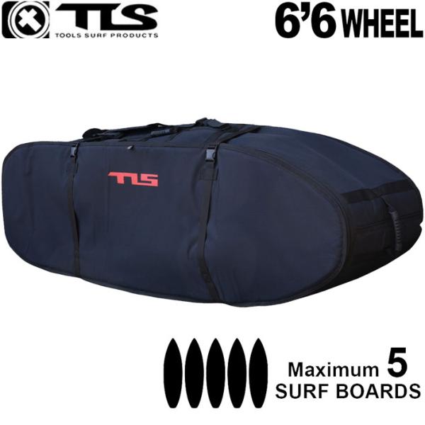 ツールス サーフボードケース 4/5 TRAVEL CASE WHEEL 6'6ft 5本収納 ファ...