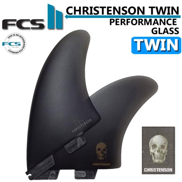 FCS2 FIN エフシーエス2 フィン CHRISTENSON TWIN FIN PG Black...