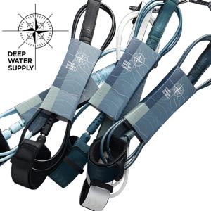 [在庫限り] 2022 DEEP WATER SUPPLY サーフィン リーシュコード [Standard 6ft] 1.8m 7mmコード サーフボード 流れ防止 ディープウォーターサプライ｜follows