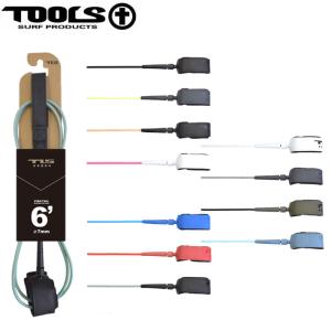 2023 TOOLS TLS ツールス トゥールス リーシュコード リーシュ TLS 5☆ FIVE STAR LEASH FISH 6ft フィッシュボード用 サーフィン 流れ防止 送料無料｜follows