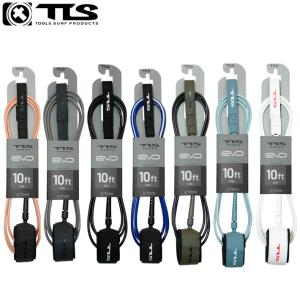 26 ツールス サーフィン リーシュコード TLS EVO FIVE STAR 10ft 足首用 サーフボード 流れ防止 TOOLS 5star トゥールス