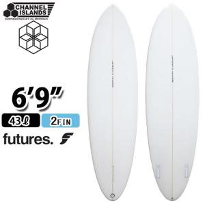 カリフォルニア製 CHANNEL ISLANDS アルメリック サーフボード CI MID TWIN シーアイミッド ツイン CLR [6'9] future ミッドレングス [営業所止め送料無料]｜follows