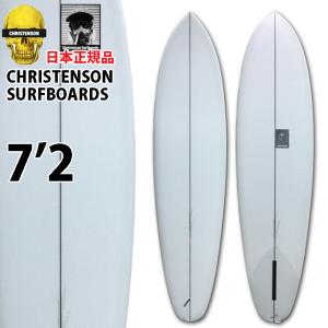 クリステンソンサーフボード CHRISTENSON SURFBOARDS Ultra Tracker 7’2 シングルフィン Clear Sand ツヤなし ファンボード 正規品 営業所止め送料無料｜follows