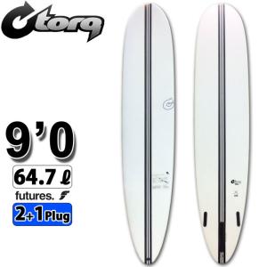 torq surfboard トルク サーフボード TEC DON 9'0 White ドン ロングボード 1+2 BOX future 3Plug 営業所留め送料無料｜follows