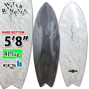 follows特別価格 WATER RAMPAGE ウォーターランページ サーフボード SWAMI'S 5'8 HARD BOTTOM FCS2対応 QUAD FIN ソフトボード サーフィン 営業所留め送料無料｜follows