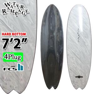 2022 WATER RAMPAGE ウォーターランページ サーフボード STEALTH HIGH 7'2 [BLK ABST] FCS2 QUAD FIN ソフトボード サーフィン [営業所留め送料無料]｜follows
