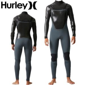 23-24 Hurley ハーレー ウェットスーツ セミドライ フルスーツ メンズ 5mm×4mm×3.5mm [JVC2306] CHEST ZIP ADVANTAGE MAX サーフィン 冬用