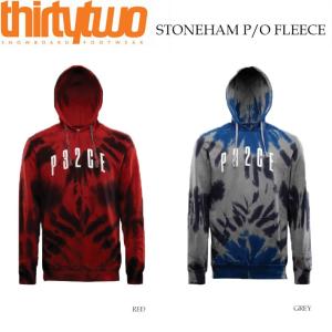 [現品限り] 旧モデル thirtytwo STONEHAM PO FLEECE ウェア プルオーバー　パーカー メンズ 32 スノーボード スノーウェア サーティーツー 正規品｜follows