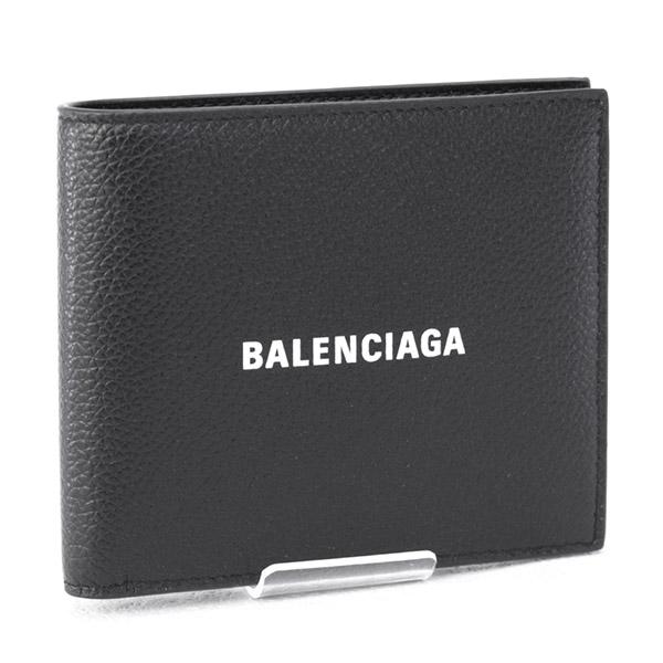 バレンシアガ BALENCIAGA 財布 メンズ 折財布 カーフ ブラック×ホワイト (594549...