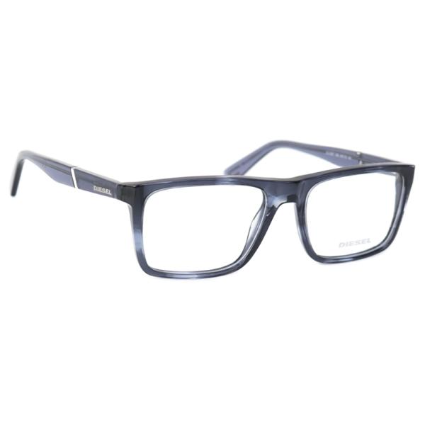 ディーゼル DIESEL メンズ メガネフレーム 眼鏡 スクエア クリアブルー (DL5257 09...