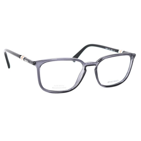 ディーゼル DIESEL メンズ メガネフレーム 眼鏡 ウェリントン グレー (DL5391 020...