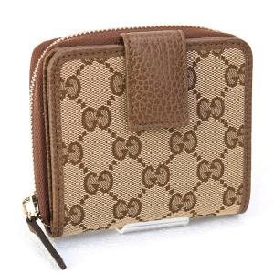 訳あり1 グッチ GUCCI 財布 折財布 ベージュ×ブラウン (346056 KY9LG 8610 BE×BR) アウトレット｜fontana2014