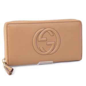 訳あり グッチ GUCCI 財布 長財布 SOHO ソーホー ラウンドファスナー GGロゴ ベージュ (598187 A7M0G 2754 BEIGE) アウトレット｜fontana2014