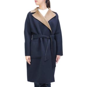 マックスマーラ ウィークエンド MaxMara WEEKEND リバーシブルコート アウター ネイビー×ベージュ (RAIL 50160429 NAVY/BEIGE 014) 22AW｜fontana2014