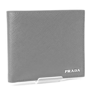 メンズ プラダ PRADA 財布 SAFFIANO BICORO 折財布 カーフ ブラック (2MO738 C5S F0002 NERO) 21AW｜fontana2014