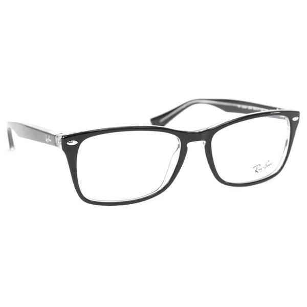 【並行輸入品】レイバン Ray-Ban メンズ レディース メガネフレーム 眼鏡 スクエア ブラック...