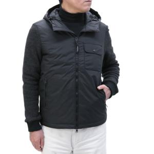 【アウターセール】ウールリッチ DOWN HOODED JKT メンズ ダウンジャケット ダークグレー (CFWOTS0020MRUT1775 DARK GREY MELANGE 123) 20AW-21AW｜fontana2014