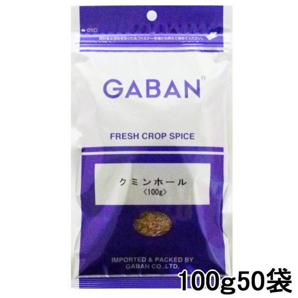 GABAN クミンシード 100ｇ50袋 ギャバン クミンホール