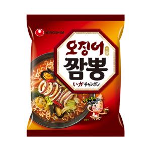 農心 いかチャンポン 袋麺 124g×1袋 / 海鮮ちゃんぽん インスタントラーメン