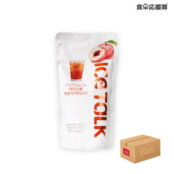 アイストーク (ICE TALK) ピーチアイスティー1ケース(230ml×50袋) / 韓国飲料 ...