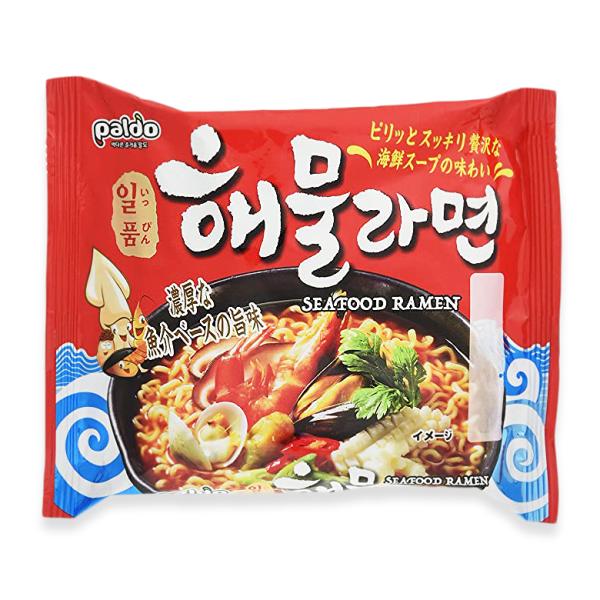 Paldo 一品海鮮ラーメン ４袋 パルド ヘムルラーメン 韓国ラーメン インスタントラーメン 海鮮...
