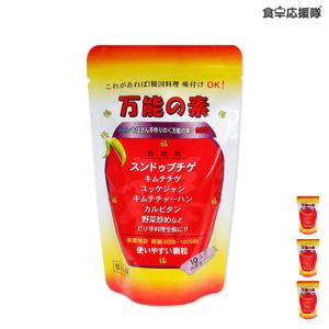 送料無料 万能の素 調味料 100g × 3袋 韓国料理の素 純豆腐 スンドゥブ チゲ スープ チャーハン メディア テレビ 雑誌 ハンおばさん 美訓物産 正規品｜食卓応援隊