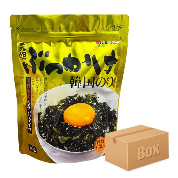 元祖ぶっかけ韓国のり 50g×24袋 / 韓国産 ご飯のお供 チュモッパ 海苔ふりかけ おつまみ 風...