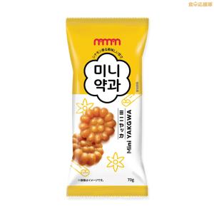 NAMAN ミニヤッカ 70g 薬菓 ヤックァ お菓子 菓子類 スナック 常温 東アジア 韓国 新大久保 プチギフト 韓国土産 伝統菓子 シナモン レトロ 揚げ菓子 食卓応援隊
