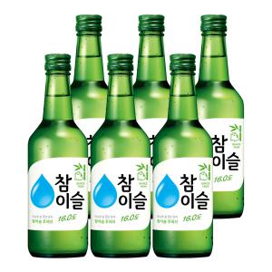 チャミスル 360ml×6本 1箱 JINRO 韓国焼酎 アルコル度数16.9％