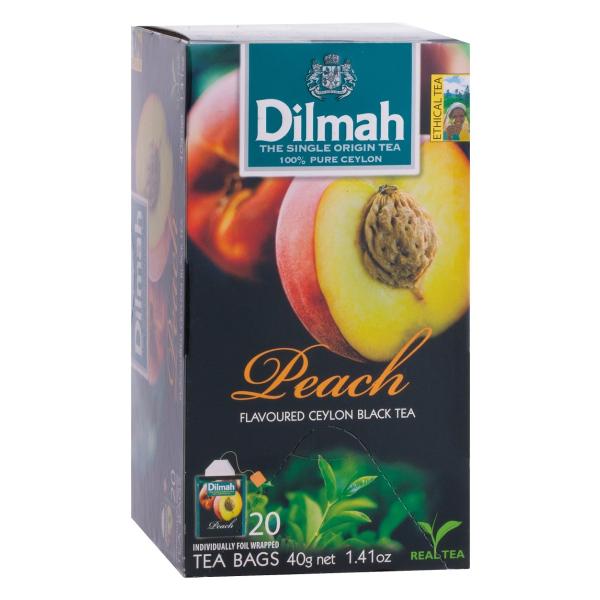 紅茶 ティーバック 茶葉 ディルマ Dilmah ピーチ フレーバーティー 2g × 20袋 ギフト...