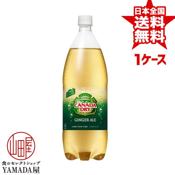 カナダドライ ジンジャーエール 1.5L×6本 1ケース 炭酸飲料 1500ml ペットボトル 日本...