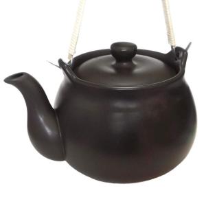 常滑焼 耐熱土瓶 黒 2000cc