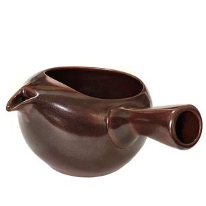 急須 ティーポット 常滑焼 フタなし 大 91t ちゃーみる 鉄赤 700cc