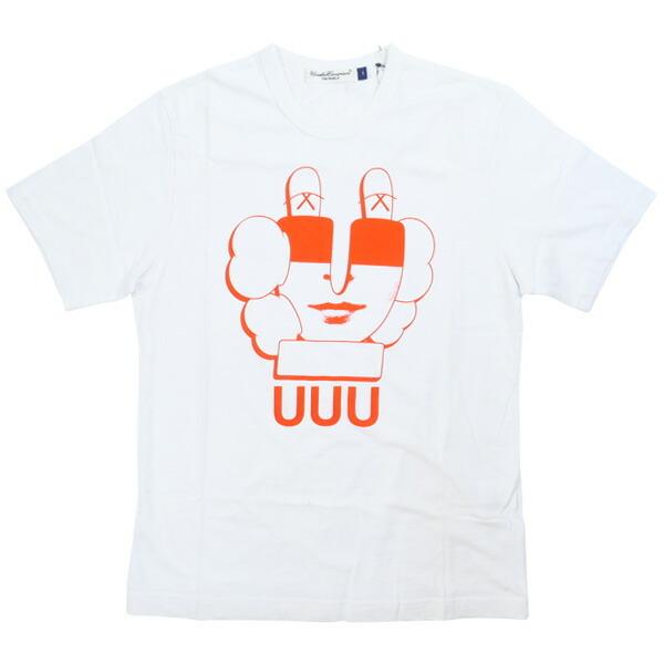 アンダーカバー UNDERCOVER ×KAWS UUUロゴプリントTシャツ 白 Size【1】 【...