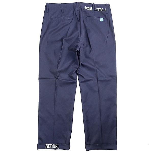 シークエル SEQUEL CHINO PANTS NAVY チノパンツ 紺 Size【S】 【新古品...
