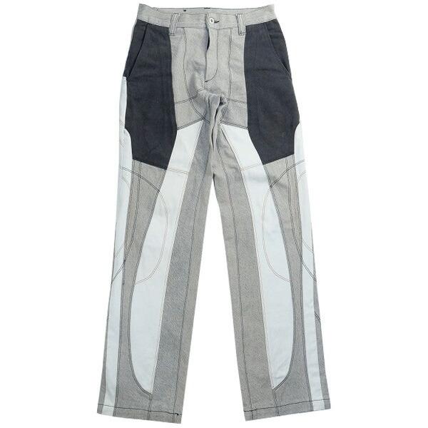 オフホワイト OFF WHITE 20SS 再構築デニムパンツ 灰 Size【28】 【中古品-良い...