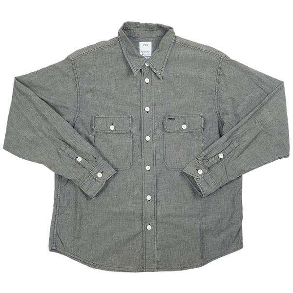ヴィズヴィム VISVIM 18AW handyman shirt L/S (C/SI) 長袖シャツ...