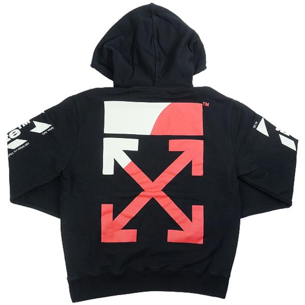 オフホワイト OFF WHITE 19SS DIAG SPLIT LOGO SLIM HOODIE ...