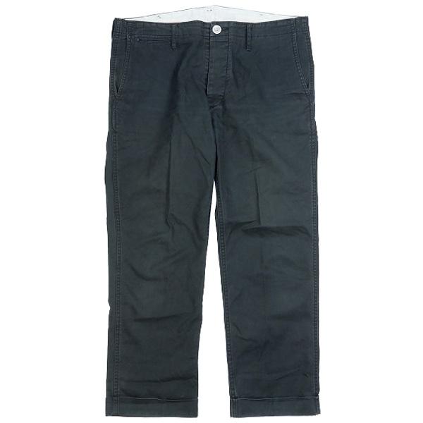 ヴィズヴィム VISVIM CHINO チノパンツ クロップドパンツ 黒 Size【L】 【中古品-...