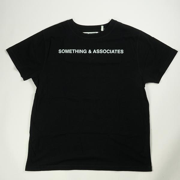 オフホワイト OFF WHITE SOMETING＆ASSOCIATES 東京限定 Tシャツ 黒 S...