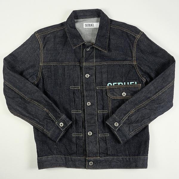 SEQUEL ×Fragment Design DENIM JACKET INDIGO MINT B...
