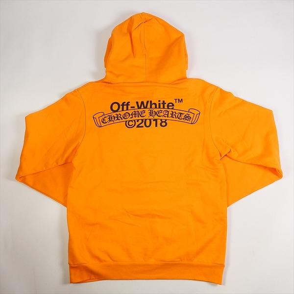 CHROME HEARTS クロム・ハーツ ×OFF WHITE Hoodie パーカー オレンジ ...