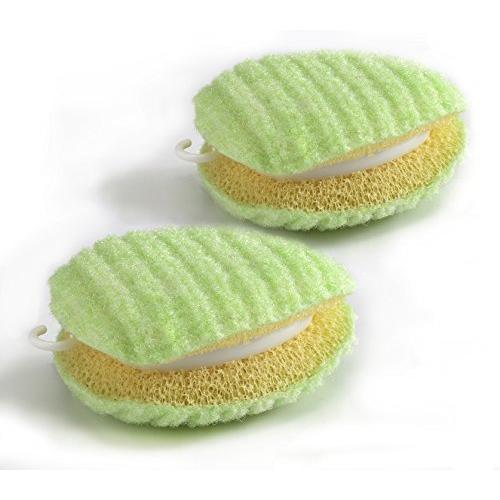 サンコー 洗濯用品 泥汚れ ブラシ 洗濯ブラシ ちょこっと洗濯 スポンジ 両面 握りやすい 2個セッ...