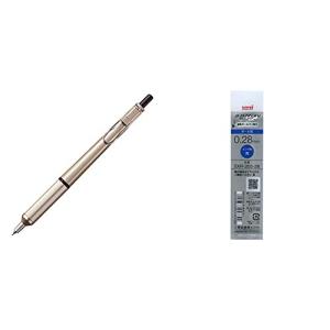 【セット買い】三菱鉛筆 油性ボールペン ジェットストリームエッジ 0.28 シャンパンゴールド SXN100328.25 & ボールペン替芯 ジ