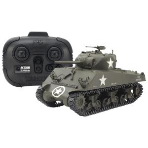タミヤ 1/35 RCタンクシリーズ No.17 アメリカ M4A3シャーマン戦車 (専用プロポ付き...