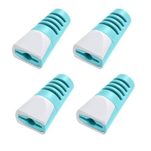 サンワサプライ ケーブル保護カバー(ライトブルー・4個入り) CA-512LBL