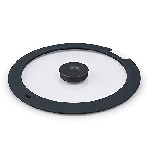 アイリスオーヤマ 蓋 ガラスふた たためる持ち手 25-26cm DC-SFG256 ディープラスシ...