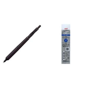 【セット買い】三菱鉛筆 油性ボールペン ジェットストリームエッジ 0.28 ブラック SXN100328.24 & ボールペン替芯 ジェットスト