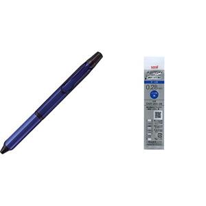 【セット買い】三菱鉛筆 3色ボールペン ジェットストリームエッジ3 0.28 限定 ネイビー SXE3250328.NV & ボールペン替芯 ジ