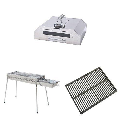 尾上製作所(ONOE) コンパクトピザオーブンピザ&amp;鋳物グリルのBBQ最強セット